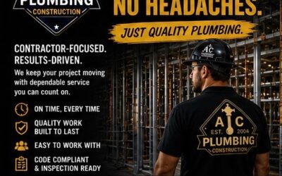 AC Plumbing – Reliable Plumbing Solutions for Contractors Who Expect More